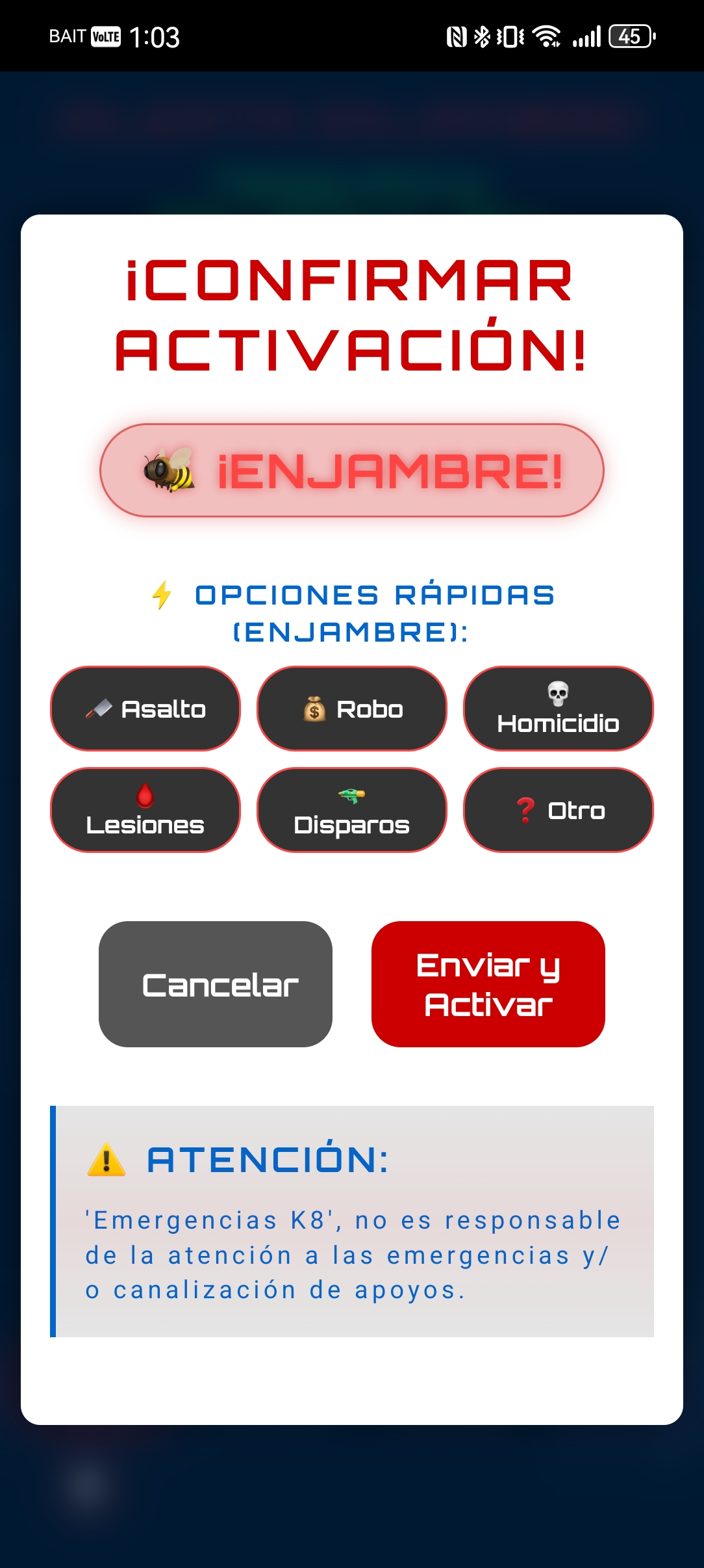 Pantalla principal