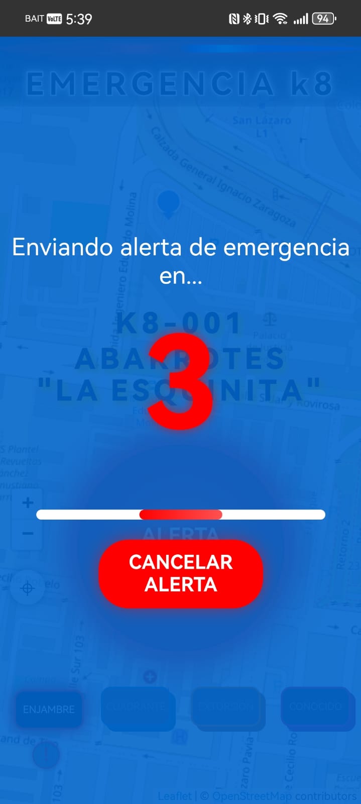 Botón de emergencia